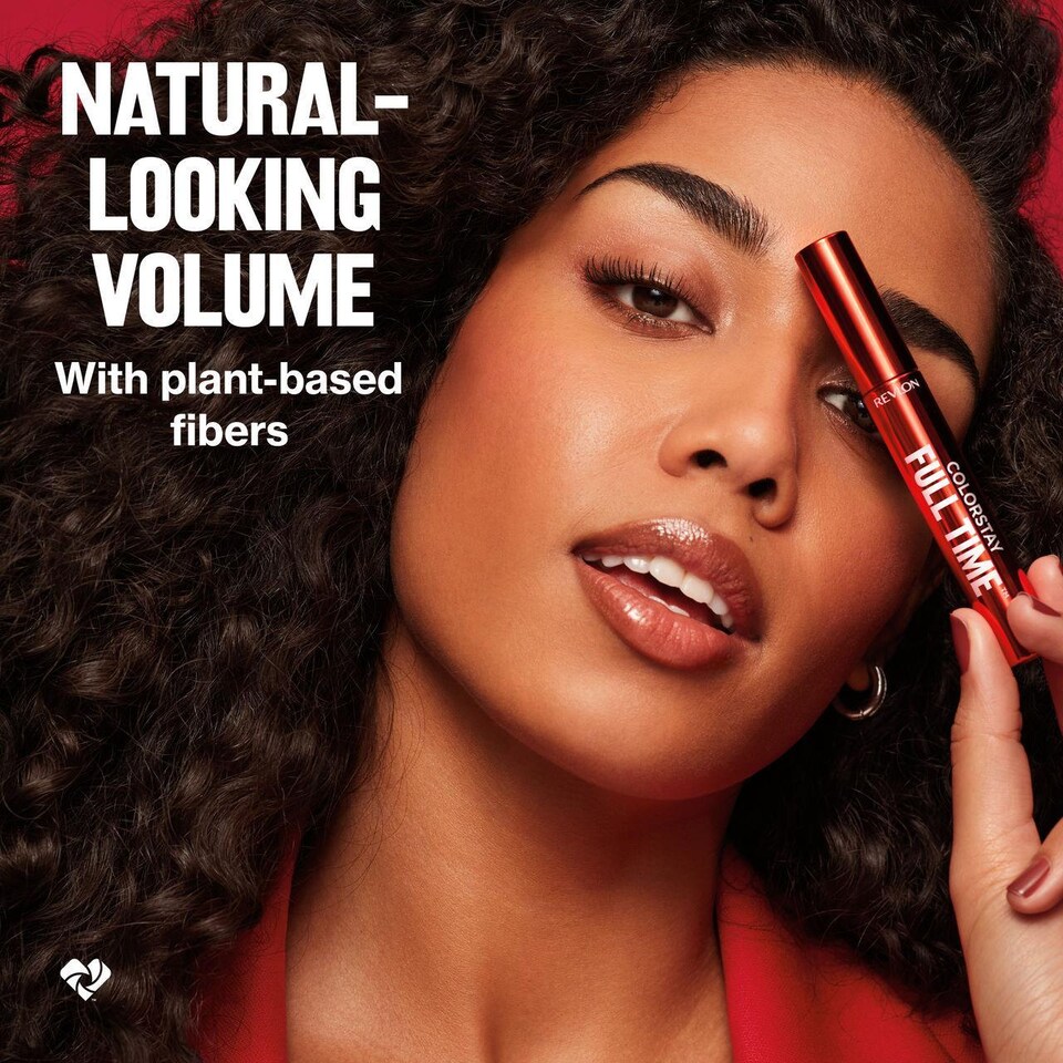 image 1 of Revlon Full Time Mascara Blackest Black Volumising Lash Makeup Mascara