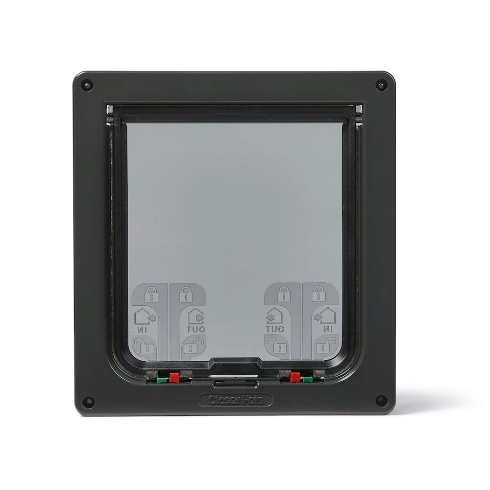 image 1 of Cat Mate Large Cat Flap With 4 Way Lock - Grey (221G)