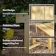 image 5 of Outsunny 1.1M Outdoor Garden Bench Patio Loveseat Fir Wood 2 Person