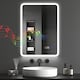 image 1 of HOMCOM 500 x 700 mm Backlit Illuminated Bathroom Mirror with LED Lights and Bluetooth, Wall Mounted Vanity Mirror with 3 Colours Dimmable, Anti-Fog, Memory Function, Touch Switch, IP44