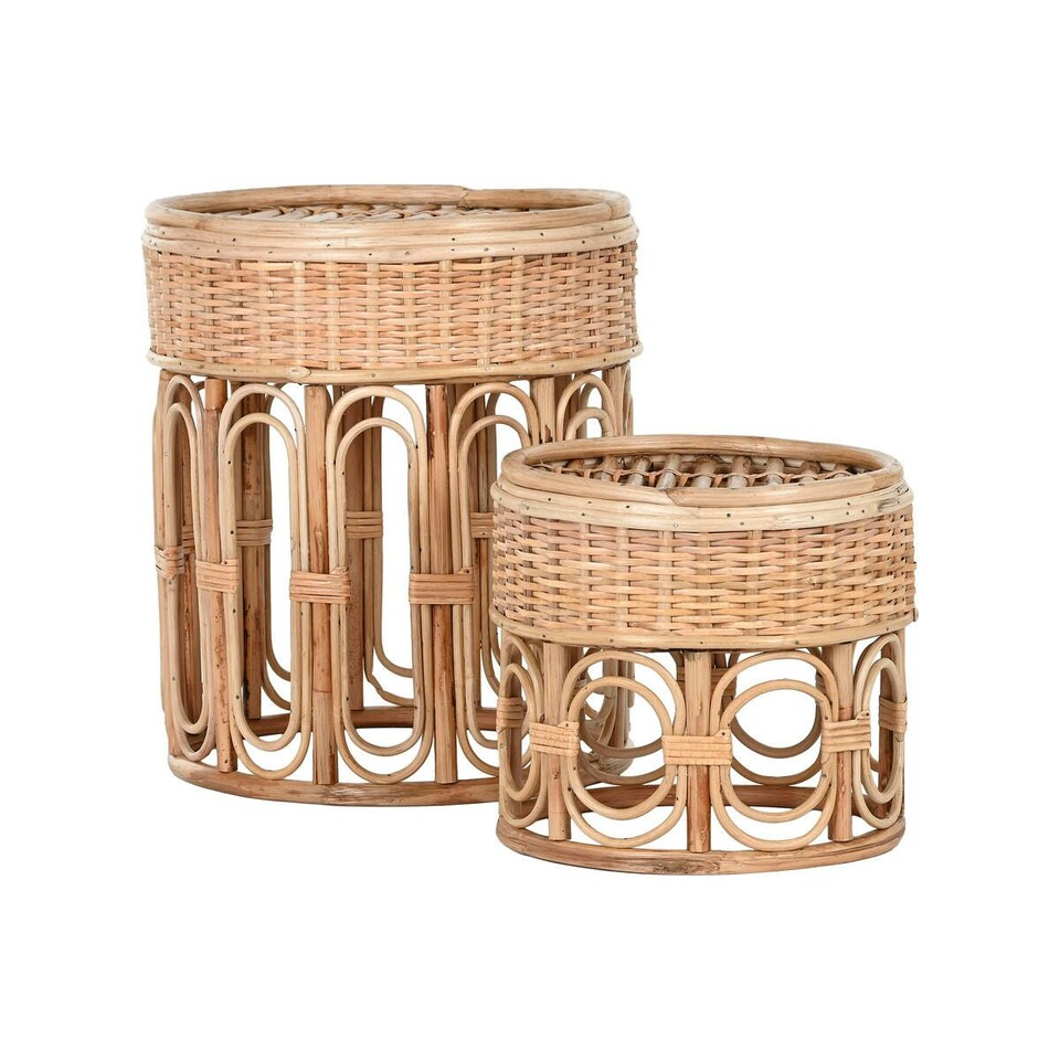 image 1 of Side table Home ESPRIT Natural 42 x 42 x 47 cm N/A