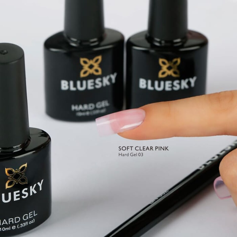 image 1 of Bluesky Pink Gel Polish - Hard Gel Soft Clear Pink 10ml | Pink