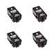 image 1 of HP 912 Black Ink Cartridge Black | 4x 912XL Black Compatible Ink Cartridges