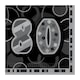 image 1 of Unique Party Black Glitz 80th Birthday Party Napkins - Black - One Size