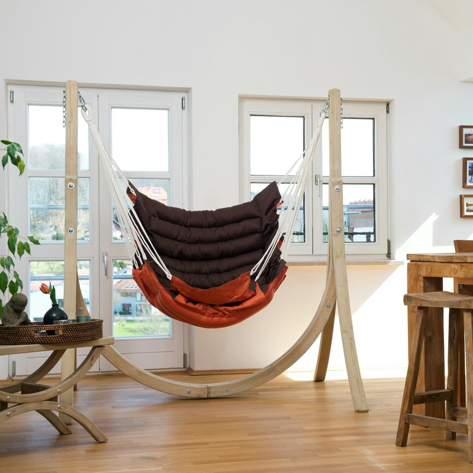 image 1 of California Terracotta Hanging Chair Orange | Terracotta