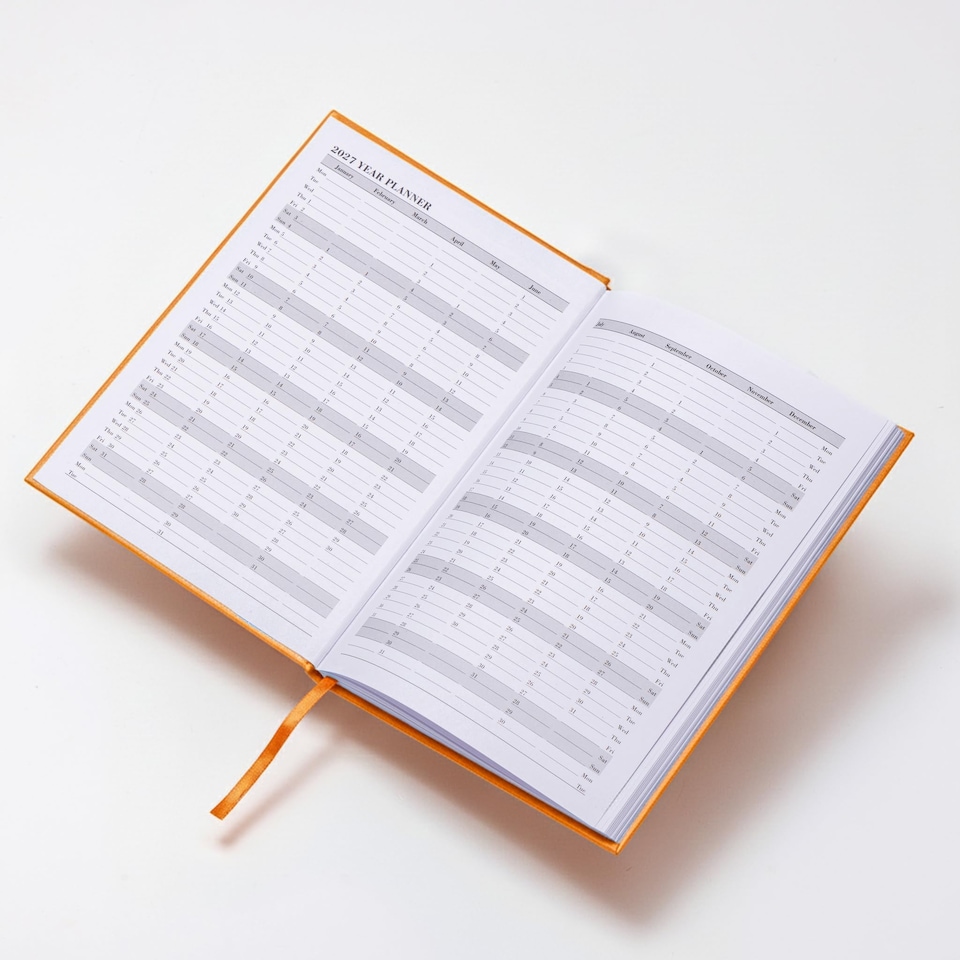 image 1 of evelay 2027 Week to View Diary A4 Orange
