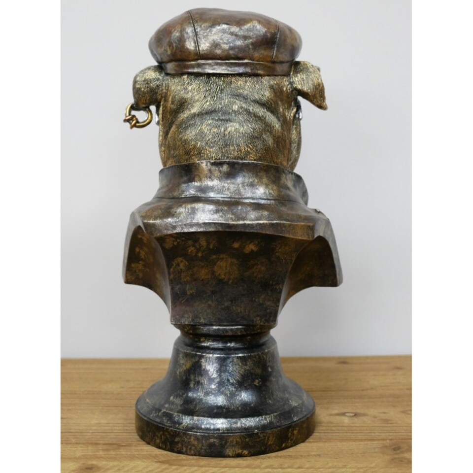 image 1 of Gifts Direct 2 U Smoking Bulldog Bust Ornament