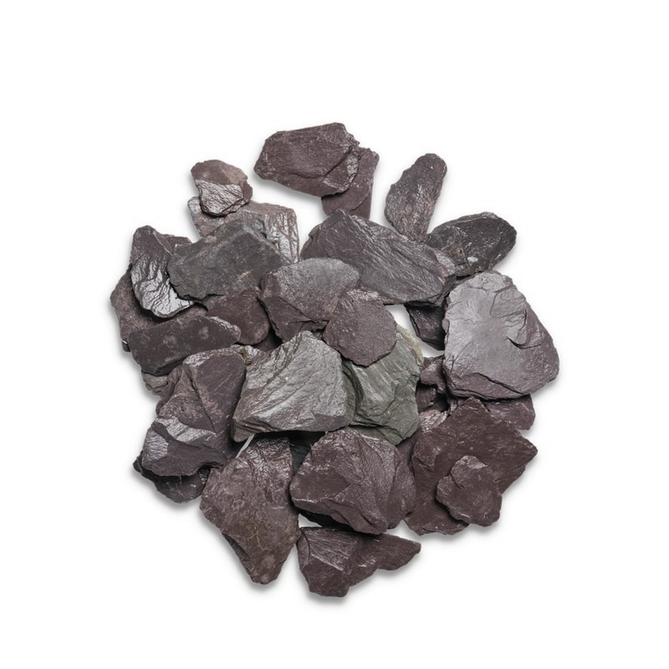 image 1 of Blue Slate Chippings - 20mm - Premium Aggregate Bulk Bag - 850 kilos