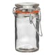 image 4 of Argon Tableware Glass Storage Jars - 70ml - Orange Seal - Pack of 6