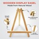 image 3 of 10 x 23cm Wooden Display Easel - Poster Canvas Art, Retail Product Wood Stand