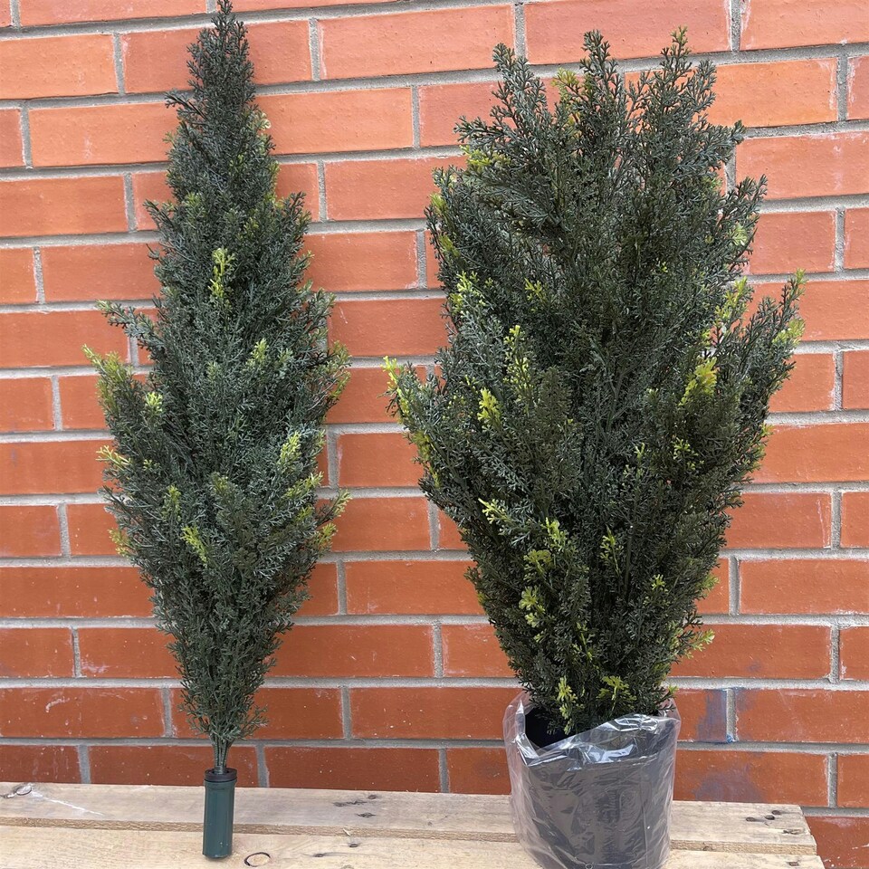 image 1 of 120cm Artificial Natural Look Cedar Tree
