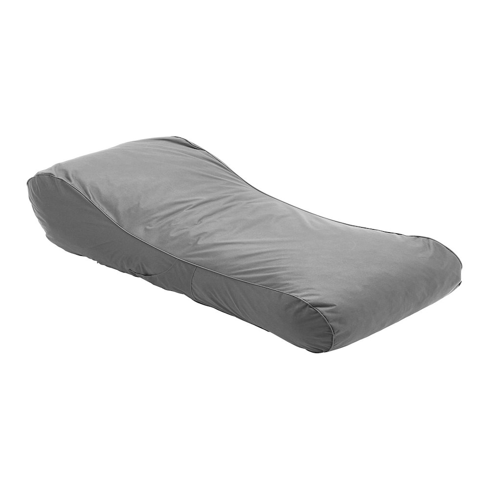 image 1 of Living and Home Dense Filling Comfy Lounger - Dark Grey