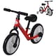 image 1 of HOMCOM 11 Inch Kids Balance Bike Training Pedal Bicycle With Removable Stabilizers EVA Tyres Adjustable Seat Height 2 to 5 Years Gift for Boys Girls Red