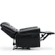 image 3 of Denver Bonded Leather Manual Recliner Stud Sofa Home Lounge Chair (Black)