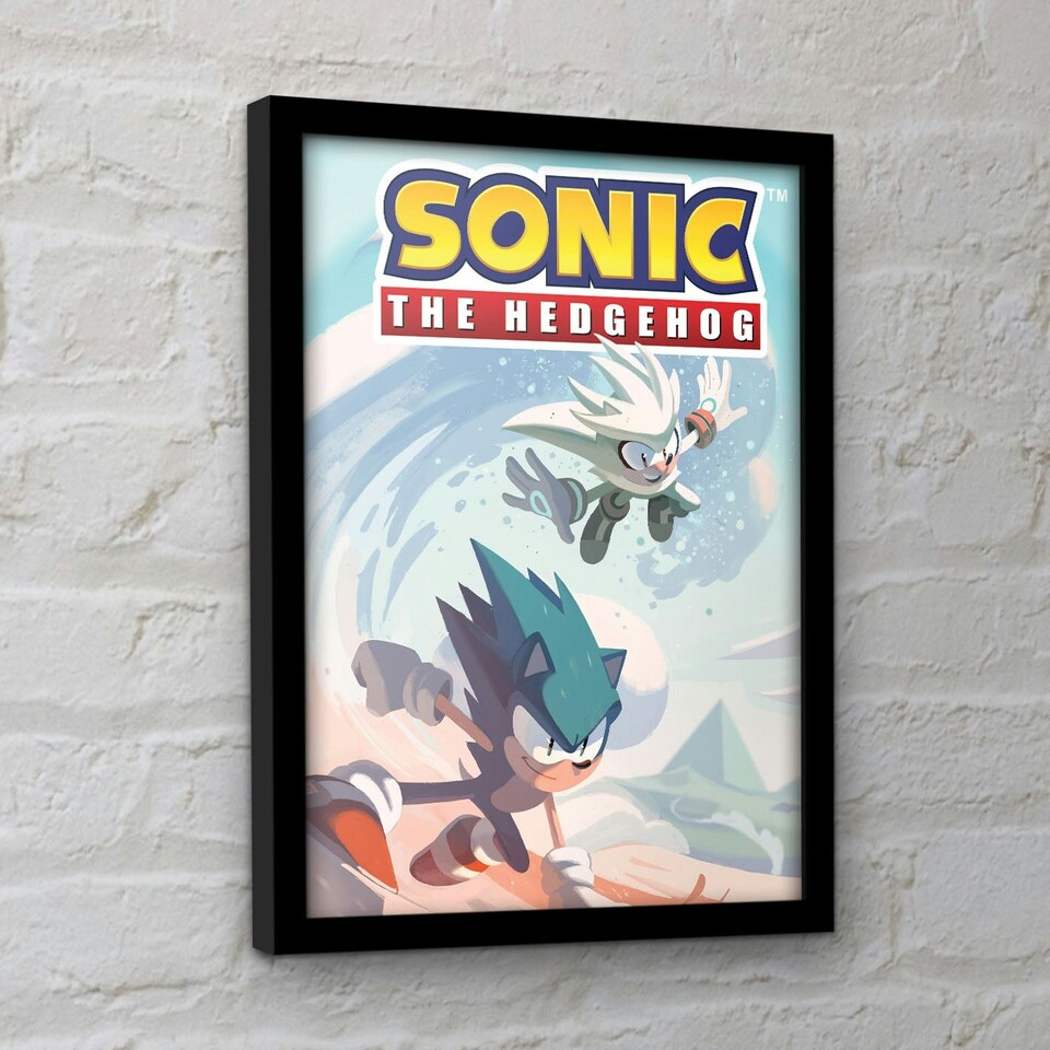 image 1 of Sonic The Hedgehog (Wave) Framed 30x40cm Print