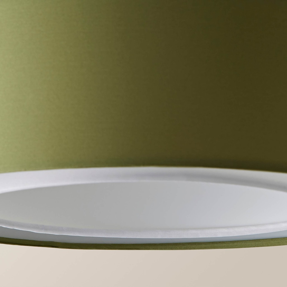 image 1 of ValueLights Sophia Small Olive 2 Tier Ceiling Light Shade | Green