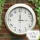 image 7 of Primrose Outdoor Garden Wall Clock Perfect Time Radio Controlled 57cm Diameter