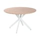 image 1 of Dining Table Home ESPRIT White Brown Iron MDF Wood 120 x 120 x 75 cm N/A