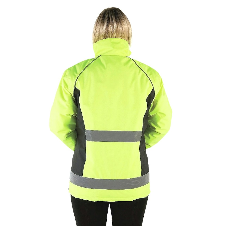 HyVIZ Adults Waterproof Riding Jacket - Yellow/Black - L