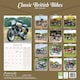 image 3 of Classic British Bikes 2026 Calendar | Square Wall Calendar | Motorcycle Gift | Plastic Free Packaging | by Avonside Publishing