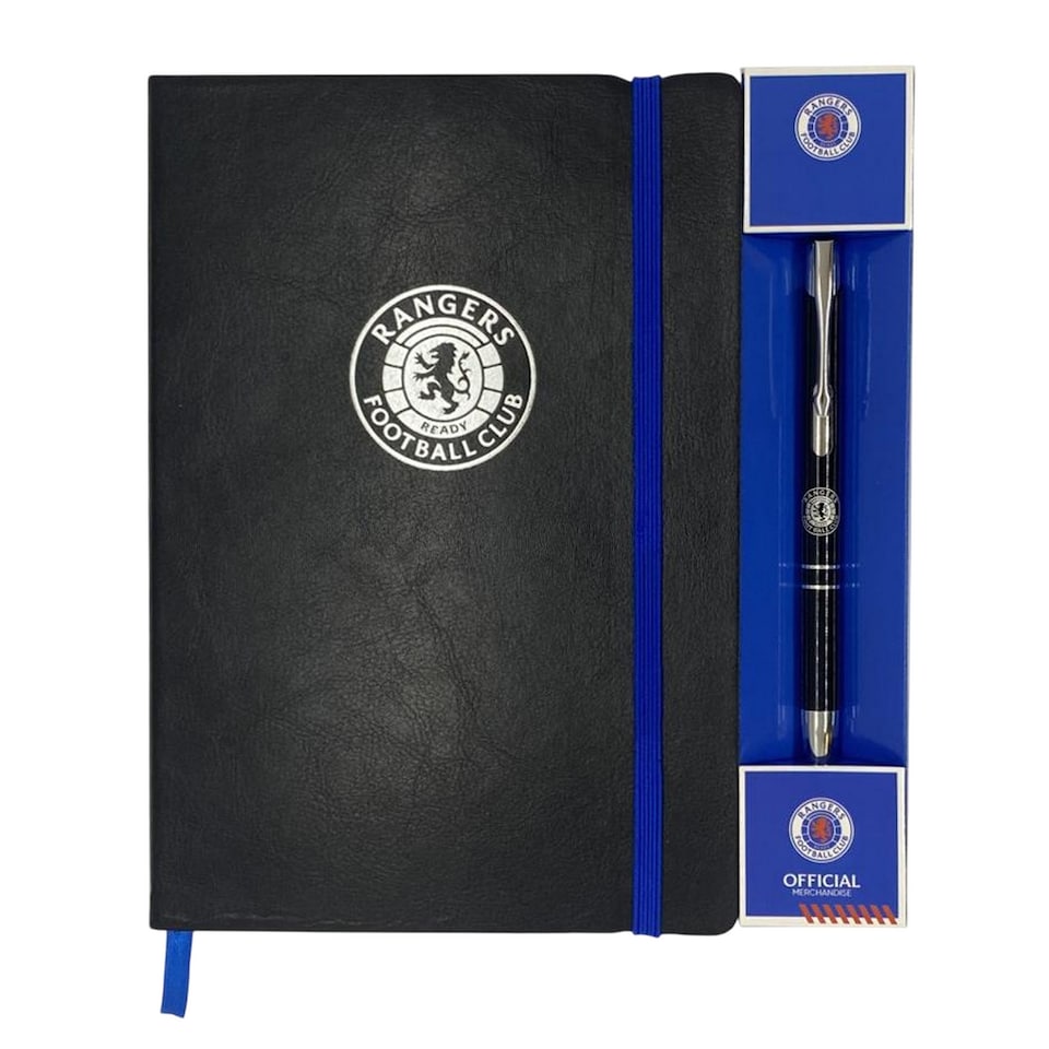 image 1 of Rangers FC Crest A5 Notebook & Pen