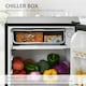 image 9 of HOMCOM 91L Freestanding Under Counter Fridge with Reversible Door