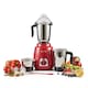 image 1 of GEEPAS 600W 3-in-1 Mixer Grinder | Stainless Steel Jars, Blades Red