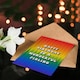 image 4 of Wonderful Pibling Trippy Psychedelic Pride Non Binary Birthday Card