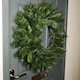 image 10 of 60cm Kateson Fir Artificial Plain Green Christmas Wreath with 150 Tips