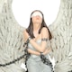 image 4 of Spiral Direct Captive Spirit Angel Figurine - White/Black - One Size
