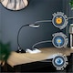 image 3 of Lifemax Daylight LED Desk Light for Reading, Crafting & Hobby Work Silver