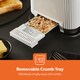image 5 of GEEPAS 2 Slice Toaster 930W,  White Arcus