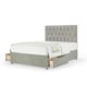 image 1 of Neptune Spring Seal Grey Naples Velvet 2 Drawer Divan Set And Lona Headboard King Size