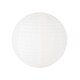 image 1 of ValueLights Isla White Paper Globe Ceiling 40cm Lamp Shade | White