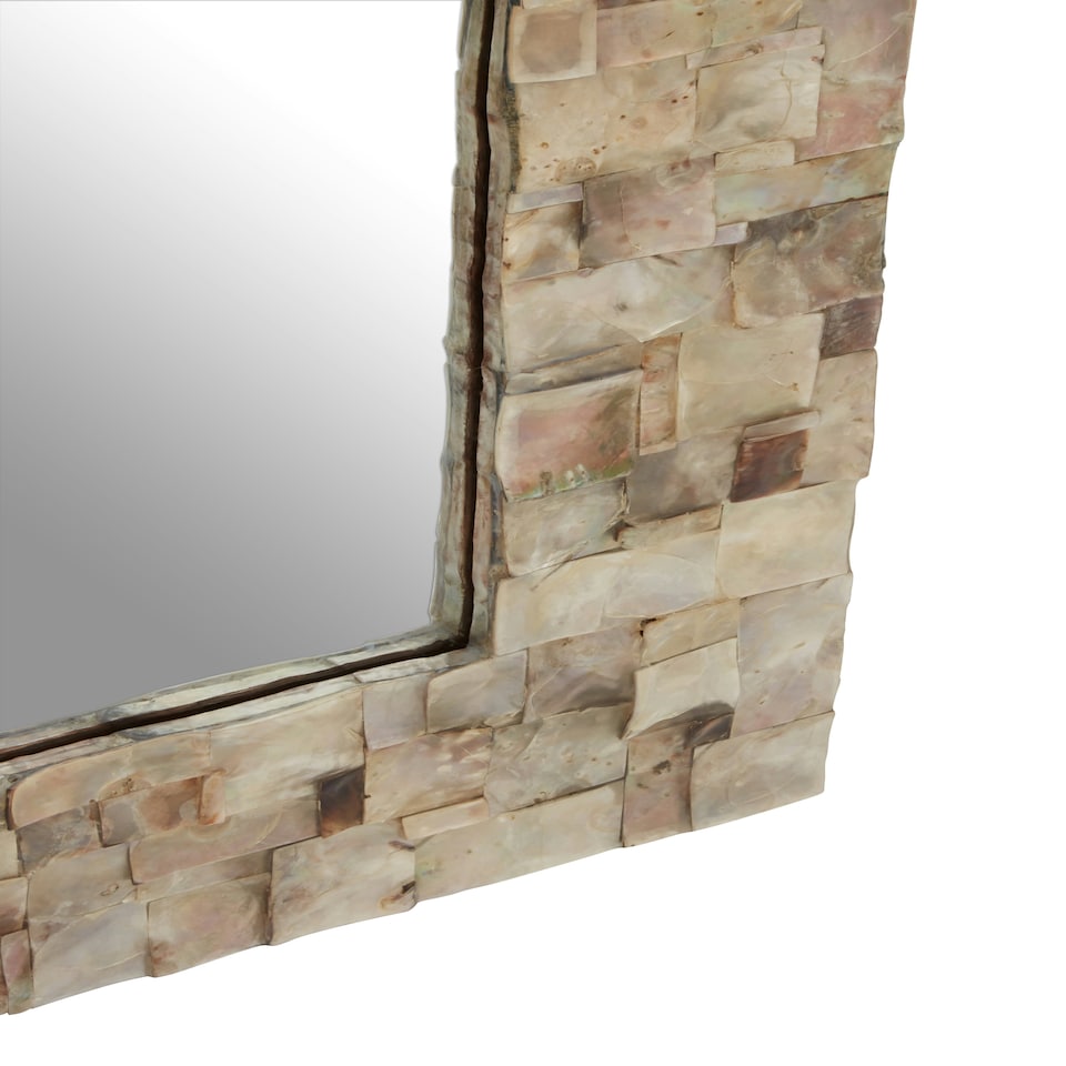 image 1 of Interiors by Premier Natural Shell Wall Mirror Multi