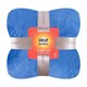 image 2 of Extra Soft Warm Large Luxury Thermal Fleece Throw Blanket - 180 x 200 cm Blue
