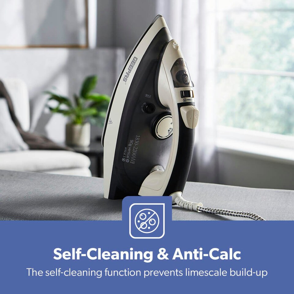 image 1 of GEEPAS Steam Iron | 2200W Grey