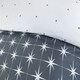 image 2 of Northern Stars Microfibre Complete Duvet Set with Pillowcase and Fitted Sheet Grey | Double