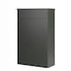 image 1 of 500mm Bathroom Floor Standing WC Unit Matt Dark Grey (Central) | Grey | Grey | 1