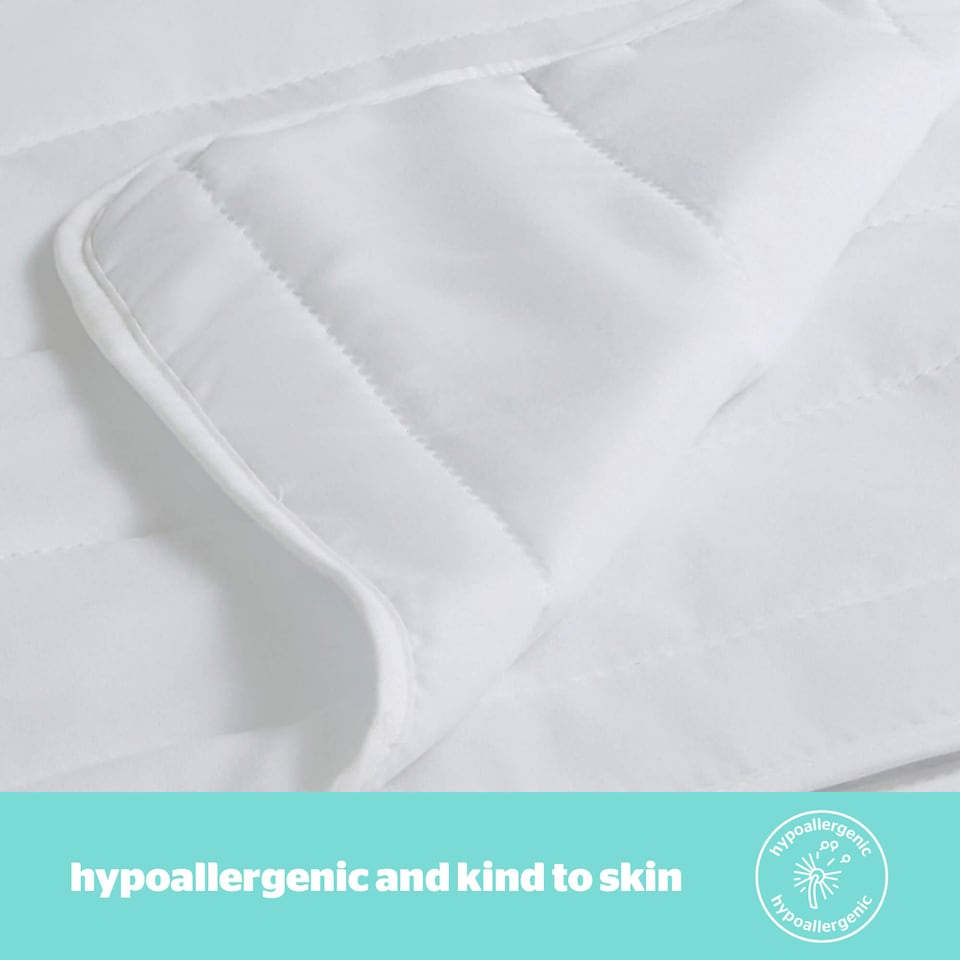 image 1 of Silentnight Summer Breeze 1 Tog Duvet | White | Super King