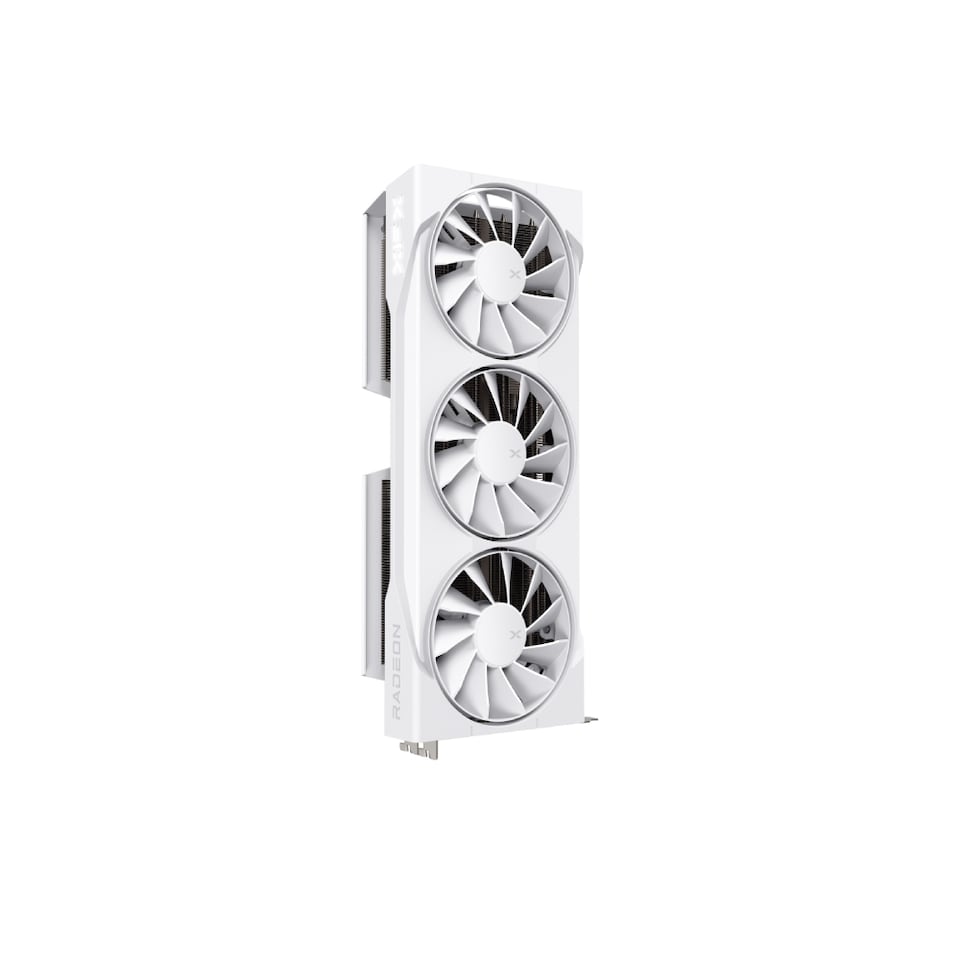 image 1 of XFX Swift AMD Radeon RX 9070 16GB OC Triple Fan Gaming Graphics Card White