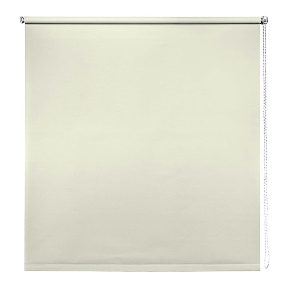 image 1 of 170cm Cream Trimmable Thermal Blackout Roller Blinds | Grey | Grey