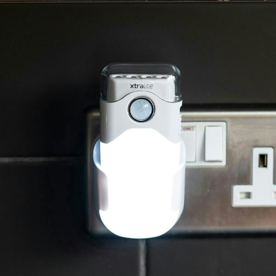image 1 of Xtralite Nitesafe Duo Rechargeable Night Light & LED Torch – Automatic Power Failure Light with Motion Sensor, Dual Night Light Modes