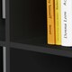 image 5 of Mauro 3 Shelves Storage Unit in Matt Black