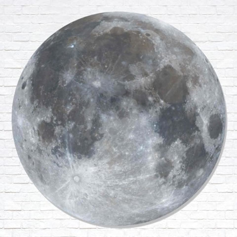 Full Moon Wall Art Cardboard Cutout 66cm