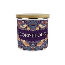 Purple Strawberry Thief Large Cornflour Canister