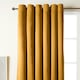 image 2 of OHS Blackout Thermal Insulated Eyelet Curtains, 66x72" - Ochre Yellow