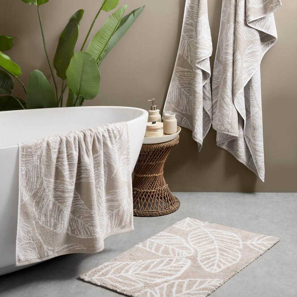 image 1 of Fusion Matteo Bath Mat Natural