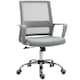 image 1 of Vinsetto Mesh Office Chair Desk Chair w/ Swivel Seat Adjustable Height Grey