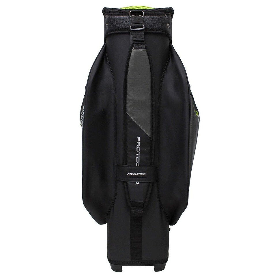 image 1 of Benross ProTec 7.0 Waterproof Golf Cart Bag - Black/Charcoal/Lime